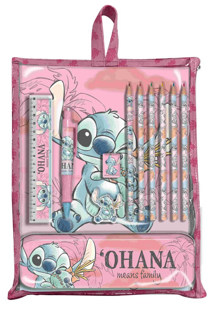 Kids Euroswan Schreibset „Stitch“ mit 12 Teilen Produktbild 
