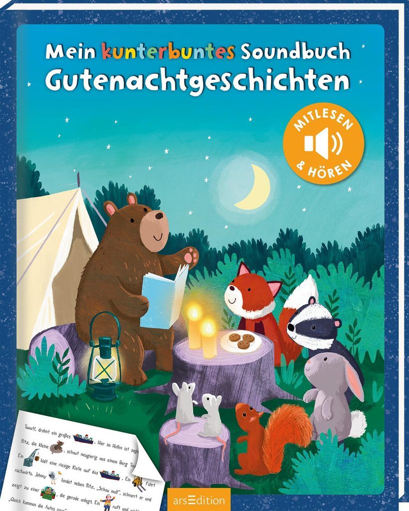 Kunterbuntes Soundbuch Gutenachtgesch.