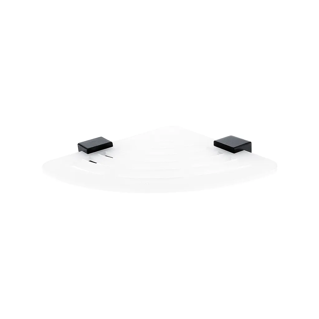 Tablette d'angle IXI KIBO BLACK - Solution Rangement Coins Encombrés