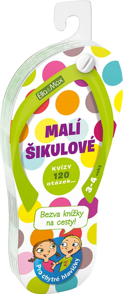 Malí Šikulovés 3-4 ans : Kvízy na cesty, le jeu de quiz éducatif nomade