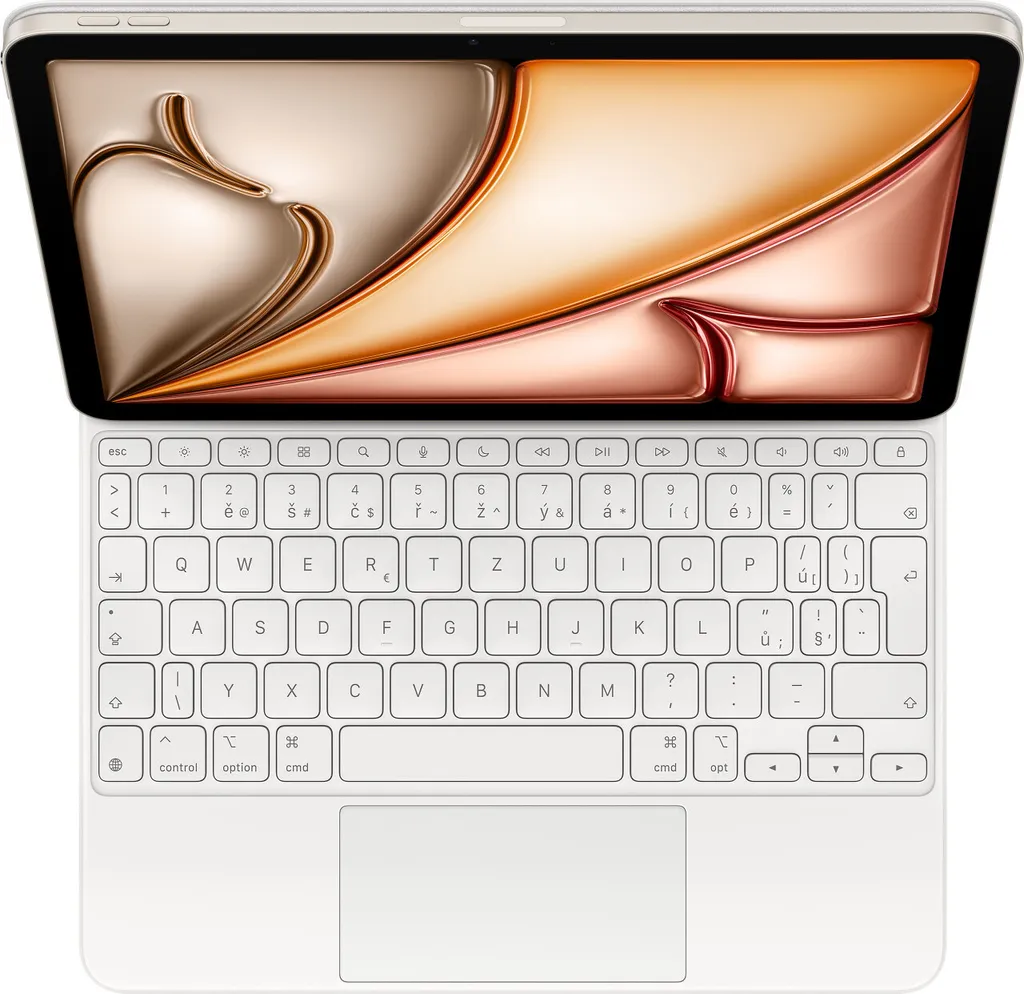 Clavier Magic pour iPad Air 11 pouces (M2) Blanc - Layout CZ Azerty