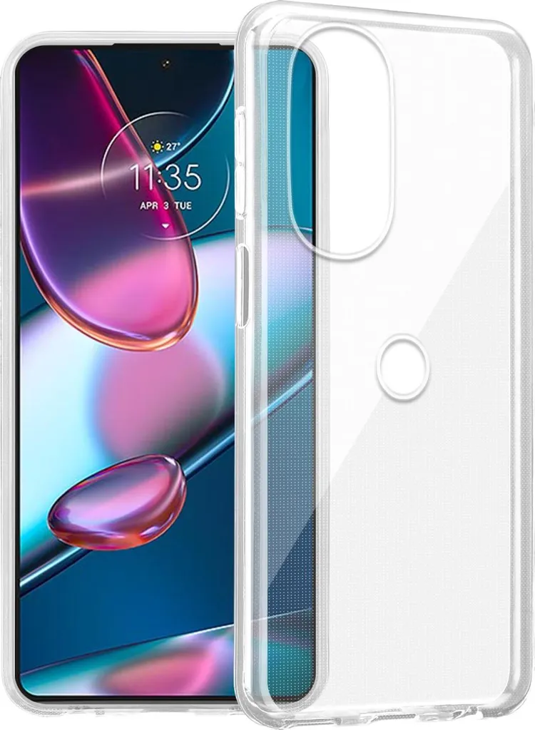 Custodia Trasparente Ultra Slim In TPU Per Motorola Edge 40 Pro – 32nd Clear Series – Gel Morbido E Sottile - 3