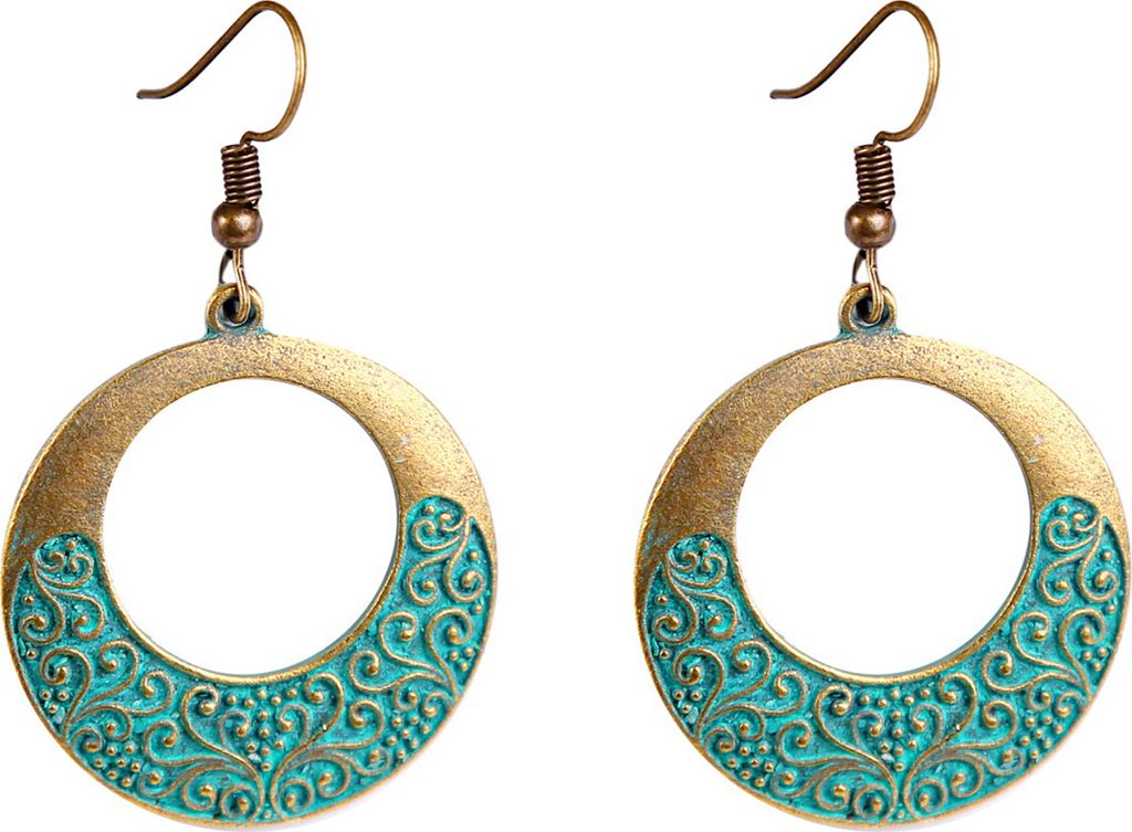 1 Paar Ohrringe Vintage Tropfen Modische lange böhmische Ohrringe Set Boho Schmuck für Reisen-8