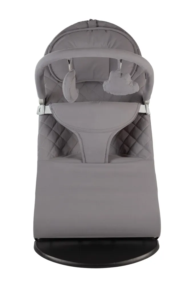 Transat Bébé Born Lucky Gris - Transat Réglable et Pliable avec Arche - 5