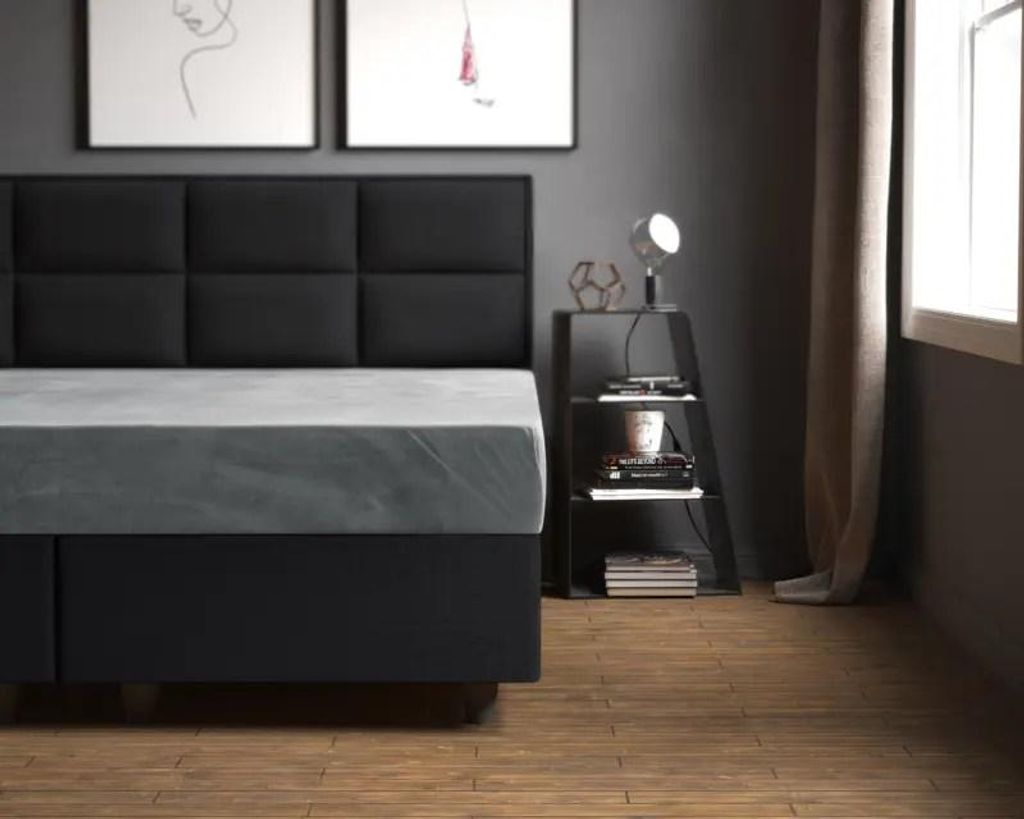 Sleeptime Velvet Spannbettuch grau 160 x 200 cm