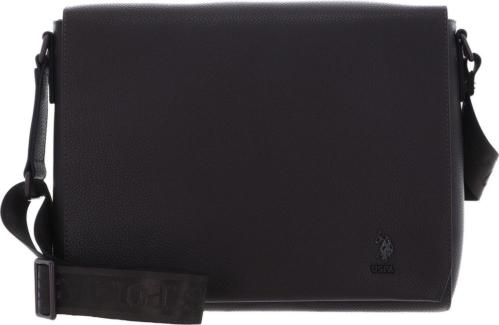U.S. POLO ASSN. Umhängetasche Businesstasche Seattle Messenger Bag Dark Brown dunkelbraun