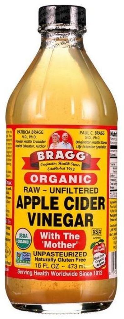 Aceto di sidro di mele biologico Bragg 16 oz 473 ml Immagine del prodotto 
