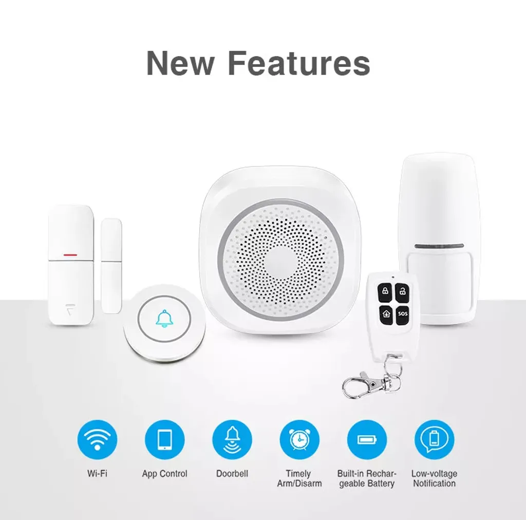 BOT Smart SK2 Système de Sécurité Intelligent avec Sirène et Capteurs - 7