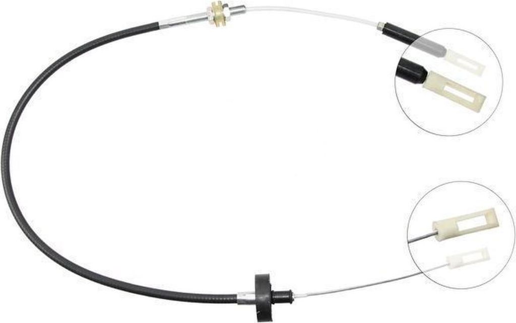 Seilzug Kupplungsbetätigung 1.264 mm A.B.S. für u.a. AUDI 100