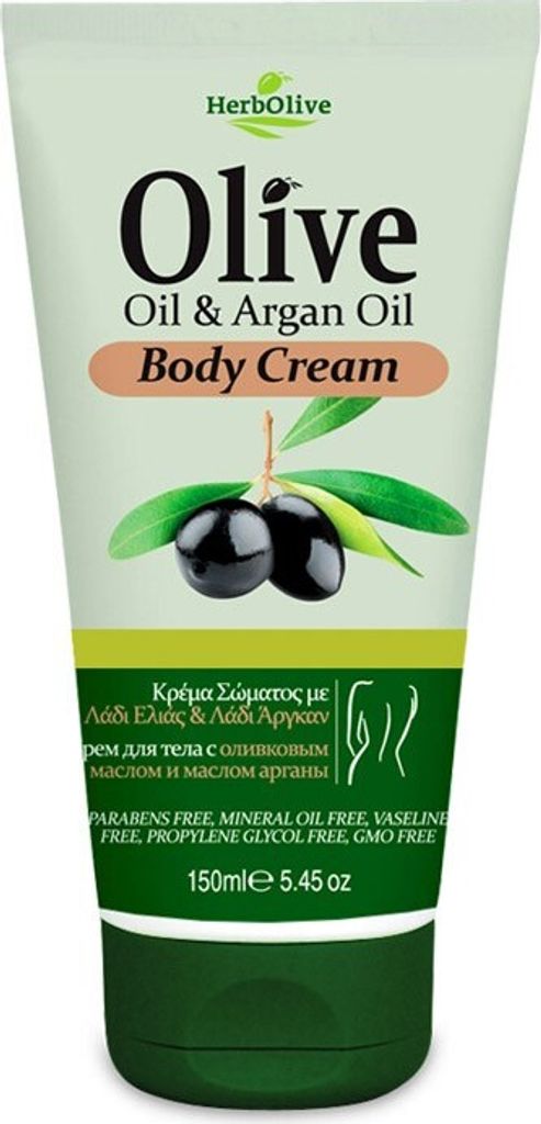 Herbolive Körpercreme Olivenöl & Arganöl 150ml