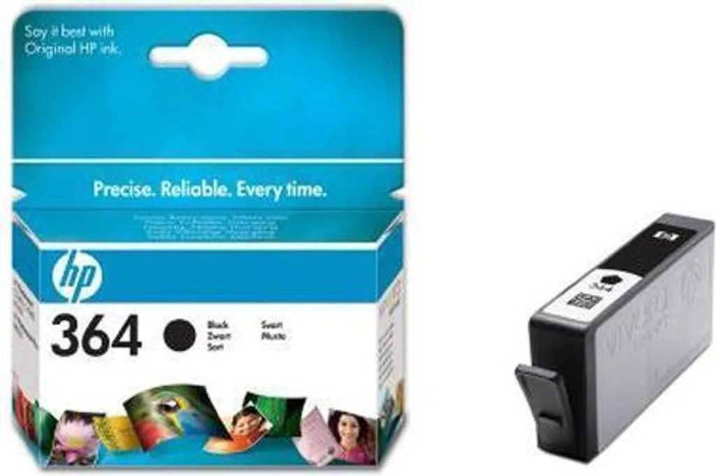 HP 364 Noir : Encre Pigmentée Haute Densité pour Textes Nets et Clairs