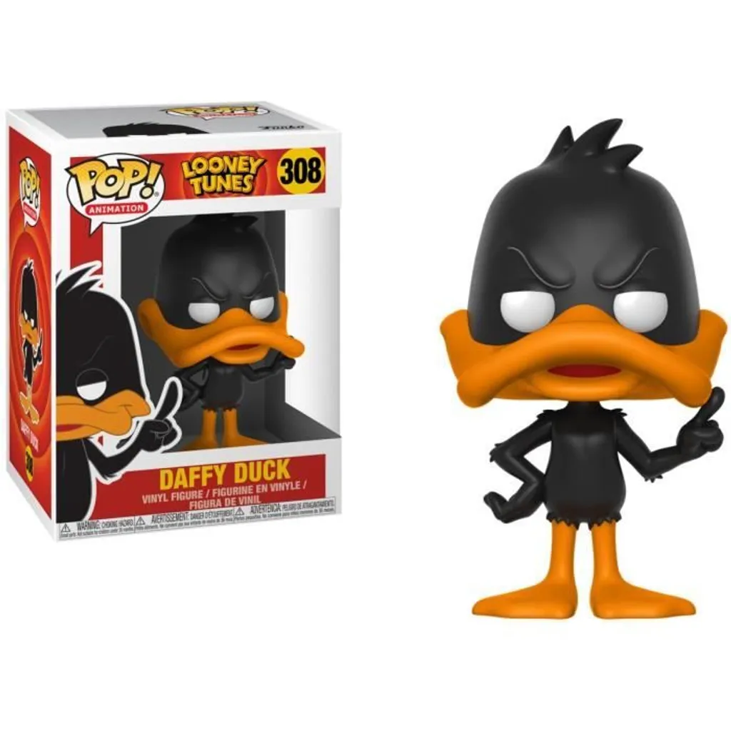 Daffy Duck Funko Pop Looney Tunes Noir Figurine Originale 10cm Vinyl