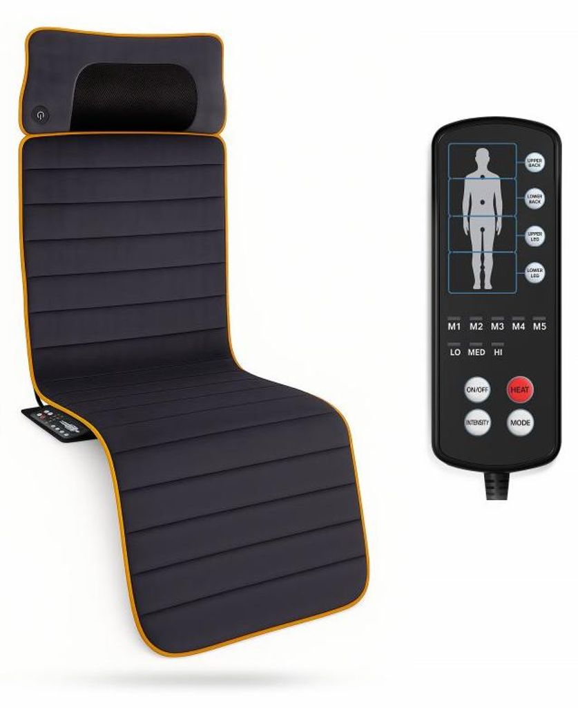 Matelas Massage Shiatsu Corps Fonction Chauffante Vibrante Image du produit 