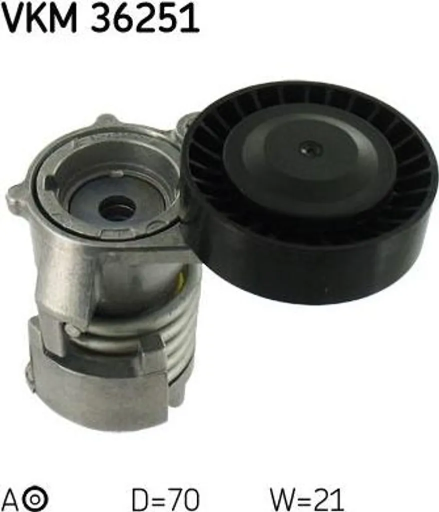 Supprimez les Bruits de Courroie avec le Galet Tendeur SKF VKM 36251 OE