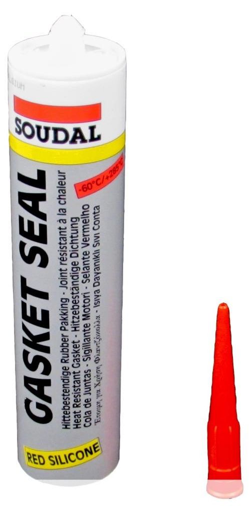 Soudal Hochtemperatur-Dichstoff Gasketseal 310ml rot 103460 Produktbild 