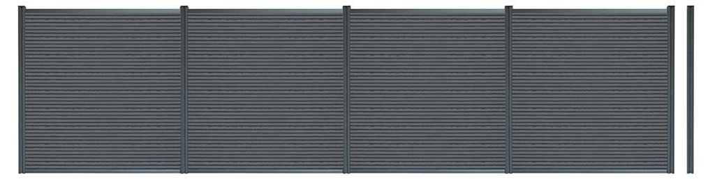 HOME DELUXE WPC Sichtschutzzaun CALLADO PREMIUM 4 x Element Produktbild 