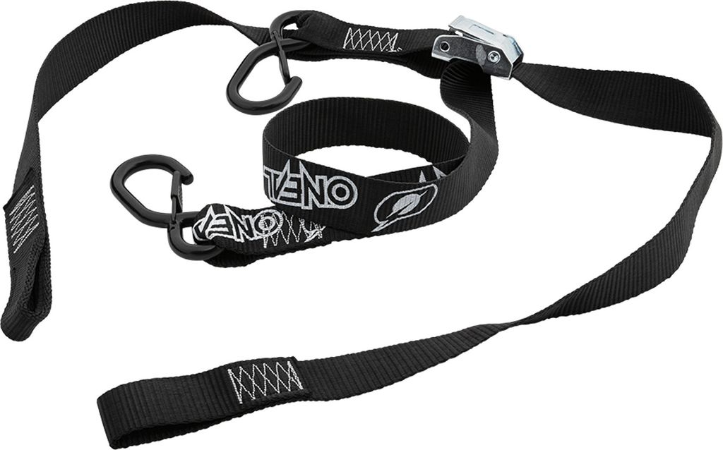 Oneal De Luxe Soft Hook Tie Downs Logo Black (2Pcs) Größe: OS