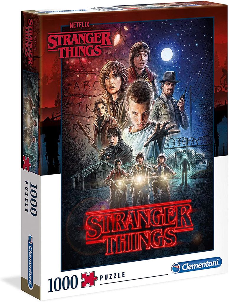 Clementoni 39542 - 1000 T Netflix - Stranger Things Immagine del prodotto 