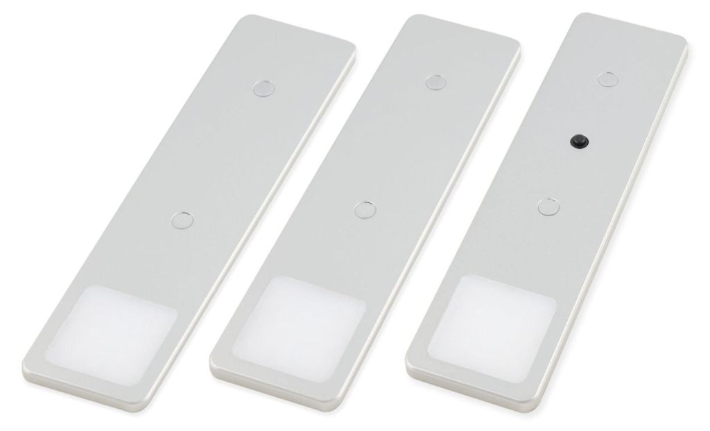 kalb | LED Unterbauleuchte Solid2, SET silbergrau, mech. Produktbild 