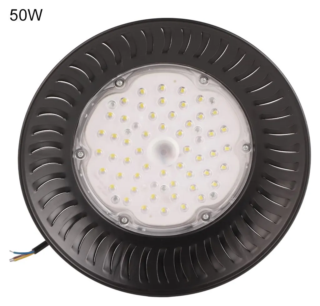 Suspension LED Industrielle 14000LM pour Garage et Atelier de Travail