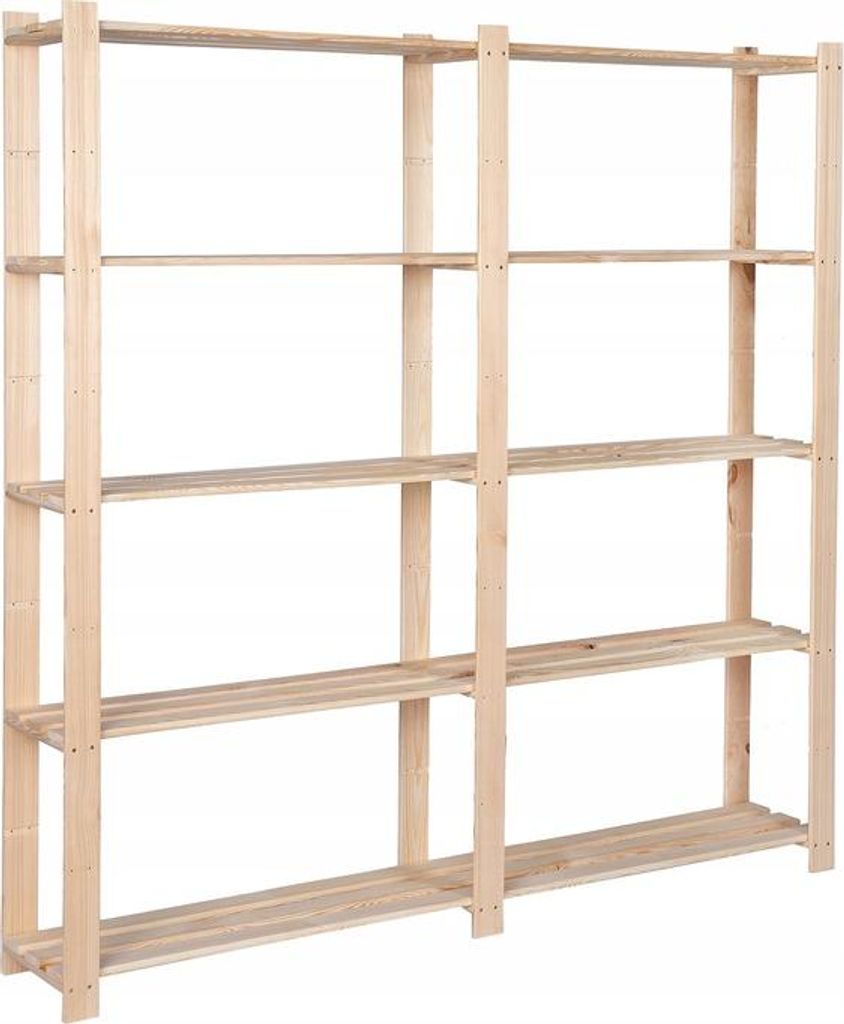STOLMAK Scaffale in Legno di Pino Massello 170x170x28 cm Immagine del prodotto 
