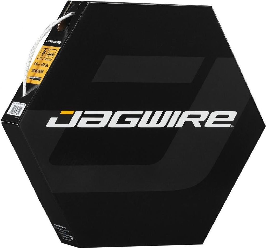 Jagwire Schaltzugaußenhülle LEX-SL Ø 4,5 mm x 30 m Weiß - präzise Schaltperfo...
