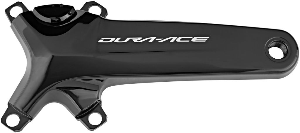 Shimano Dura-Ace FC-R9100-P Kurbelgarnitur mit Powermeter ohne Kettenblatt 11-fach schwarz Kurbelarmlänge 175mm