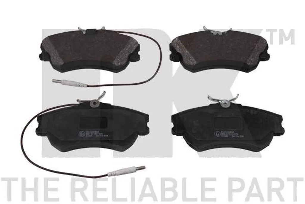 NK Plaquettes de frein 223933 - Jeu de 4 plaquettes avant haute performance
