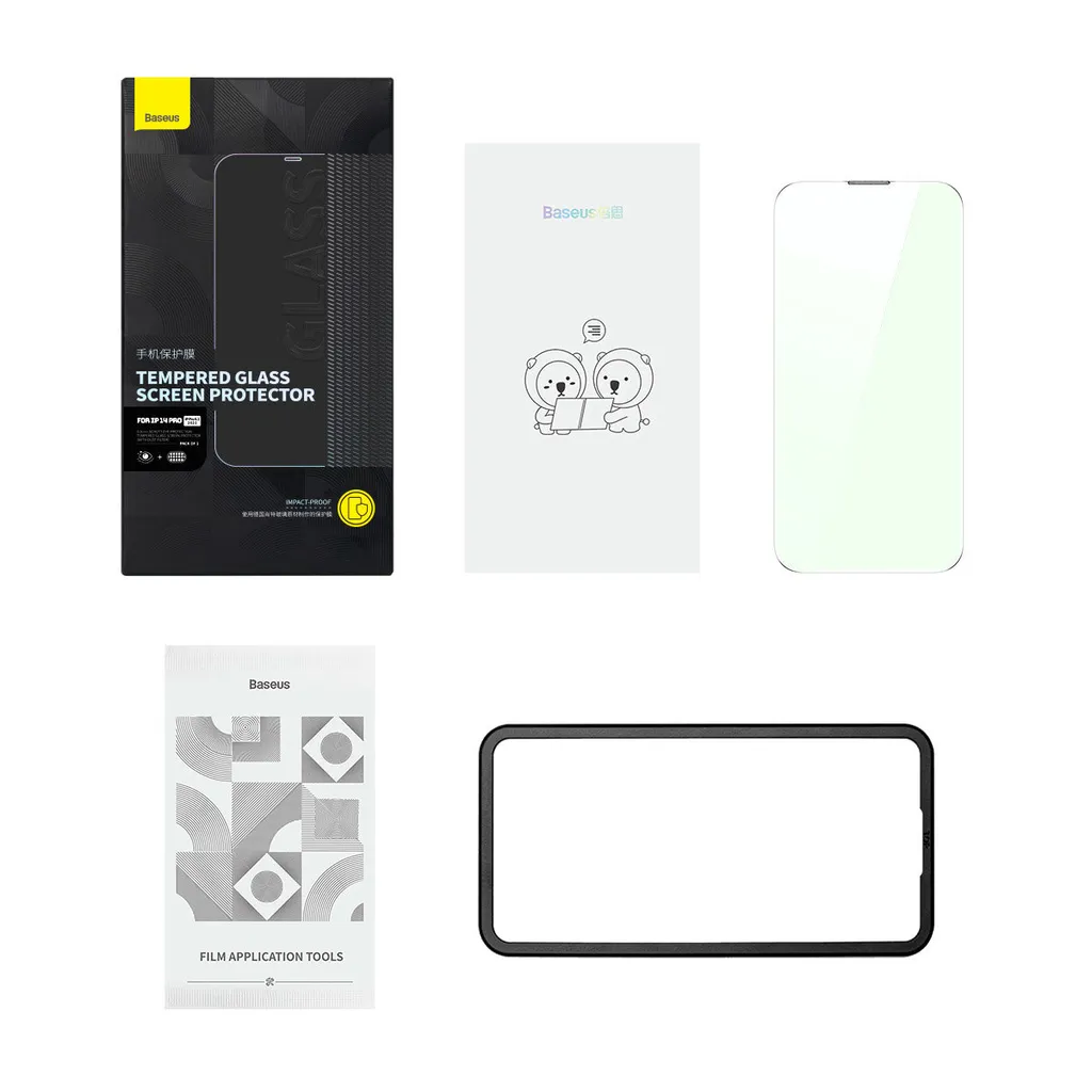 Vetro Temperato Baseus iPhone 14 Pro 9H Anti-Blue Light 0.3mm - 8