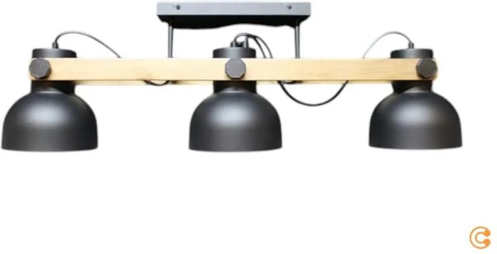 Plafonnier Noir Cup 2.0 Just Light 3 Feux pour Éclairer Zones Sombres