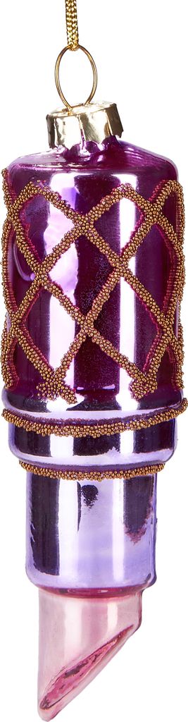BRUBAKER Rouge à lèvres rose - Boule de Noël en verre Image du produit 