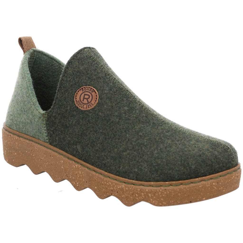 Rohde Hausschuhe Foggia-D Damen 31343637363835 Grün 39 EU Produktbild 