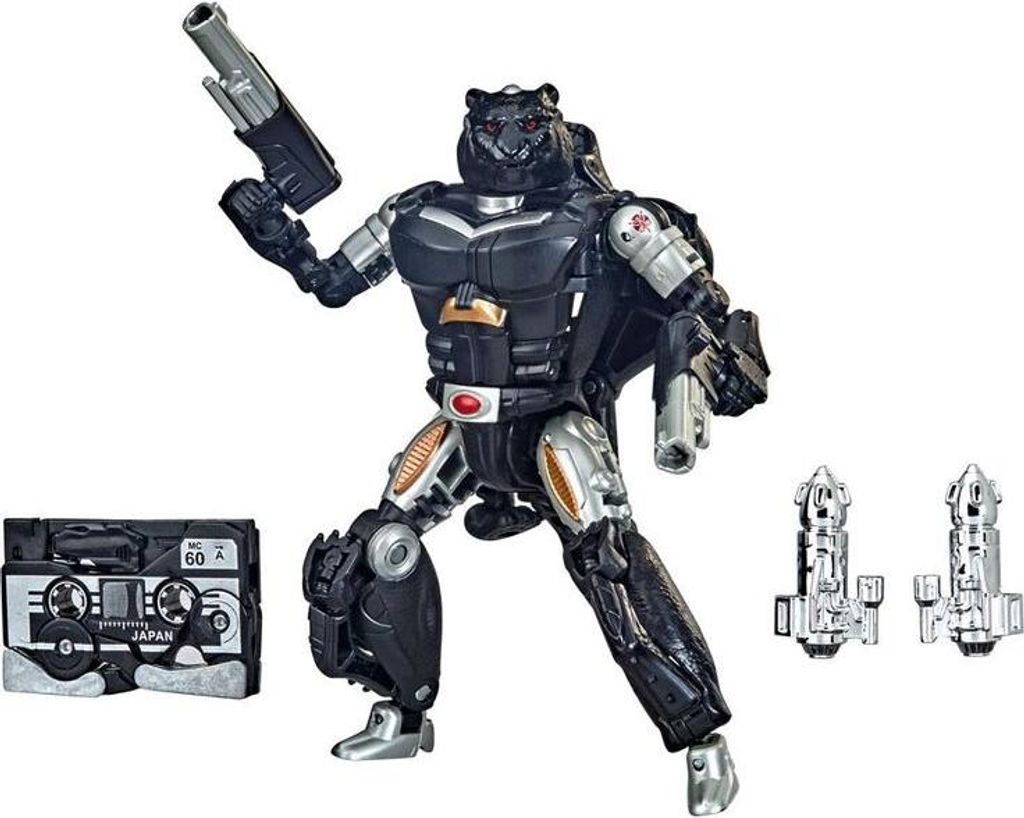 Transformers War From Cybertron Covert Agent Ravage + Decepticon Forever Ravage figures set 15cm (DE)