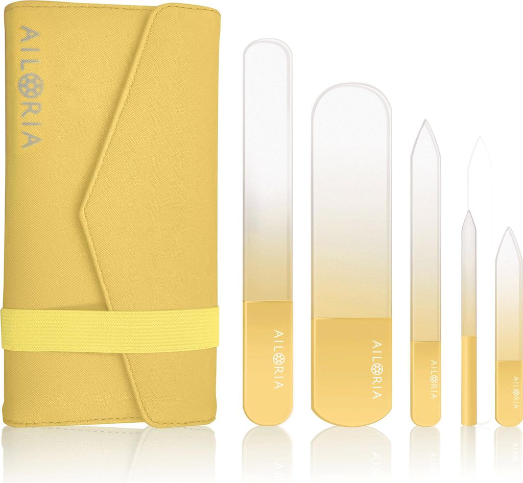 AILORIA Glas-Nagelfeilenset CONTOUR LUXE