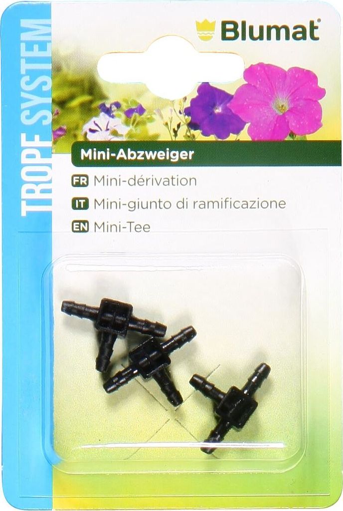 Tropf Blumat® Zubehör Mini Abzweiger 3-3-3 mm - 3er Pack Produktbild 