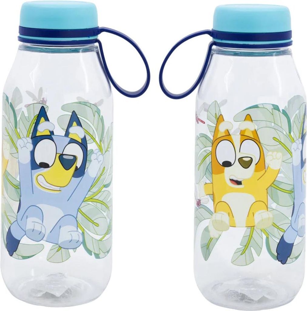 Bluey Bingo Kinder Wasserflasche Trinkflasche Flasche 460 ml Haltegriff