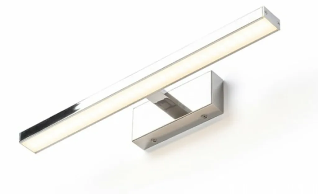 Éclairage LED 12W étanche IP44 chrome 3000K PANON LONG mural