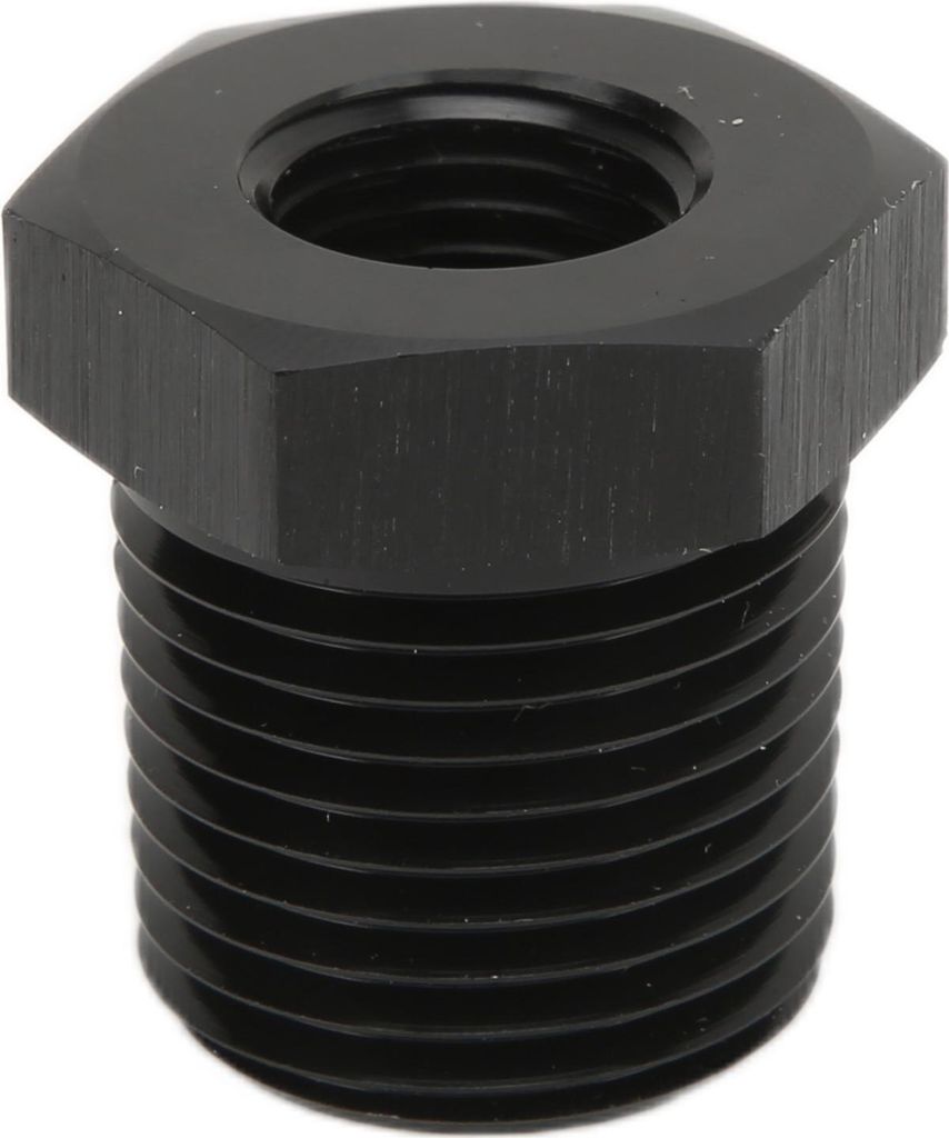 1/4in npt männlich bis 1/8in weiblicher Reduzieradapter Schwarzanschlusses Automobilzubehör