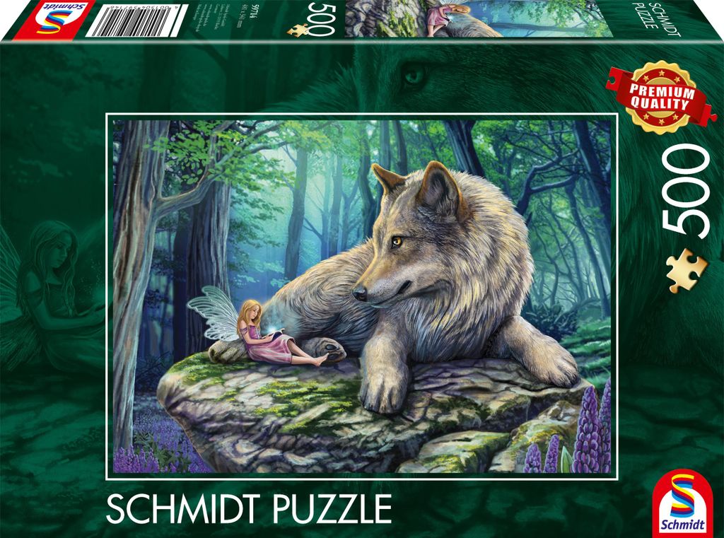 Schmidt Spiele Wolf und Elfe, Puzzle, (500 Teile)