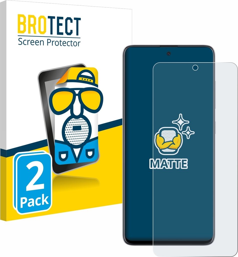 2x BROTECT Schutzfolie für Samsung Galaxy A51 5G / A51 Displayschutz Displayschutzfolie Folie Matt Entspiegelungsfolie