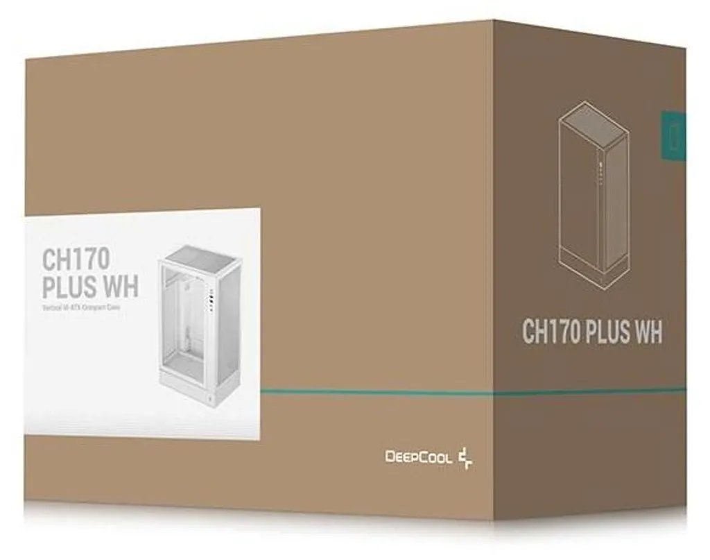 DeepCool CH170 PLUS WH Boîtier PC Blanc Vertical Petit Format Gamer - 11