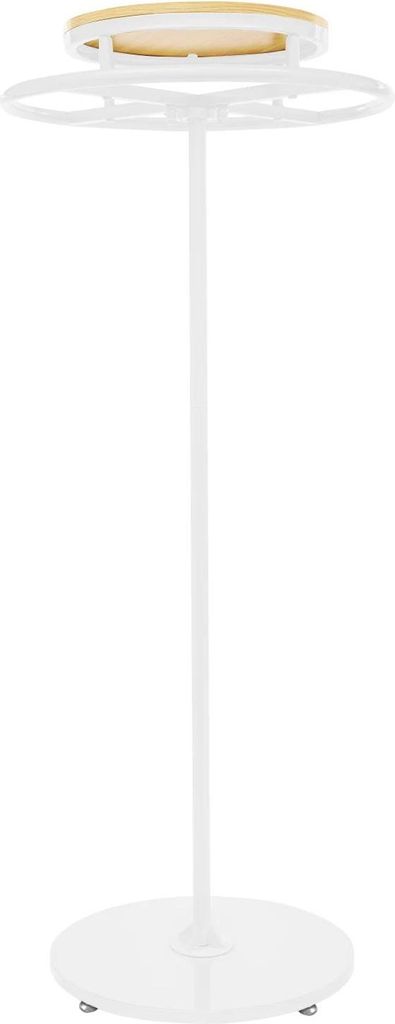 Kleiderständer/Garderobenständer - Freistehender Displayständer - 360° Drehbar - Runde Kleiderstange Ø60 cm - Fuß Ø50 cm - Höhe 140 cm - Ei...