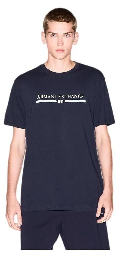 Armani Exchange T-shirt 040303100002 in DEEP NAVY color size large