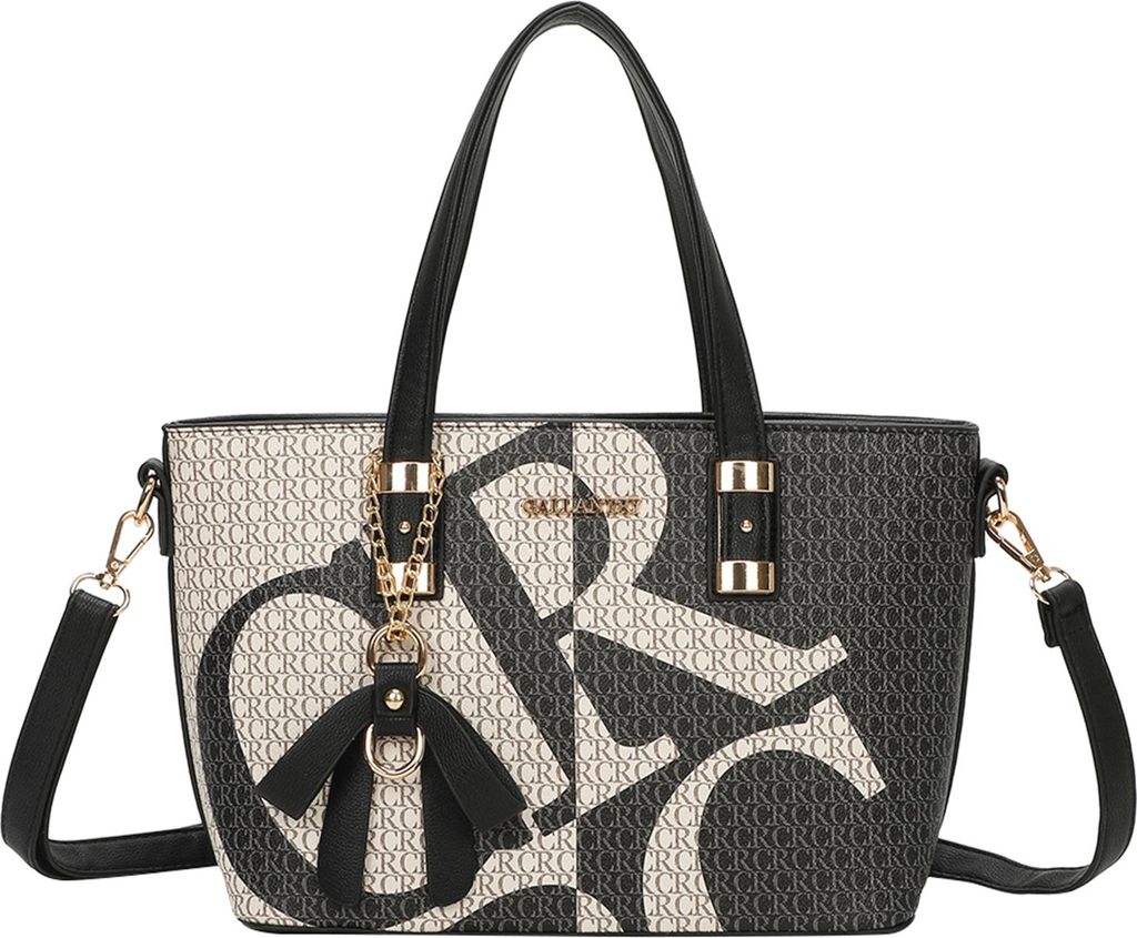 Gallantry, sac shopper femme avec imprimé letter oversize, Image du produit 
