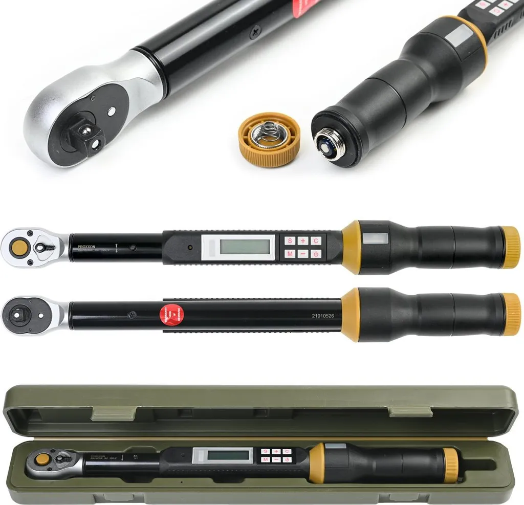 Clé dynamométrique 20-200 Nm Proxxon MC 200/E avec écran LCD de contrôle
