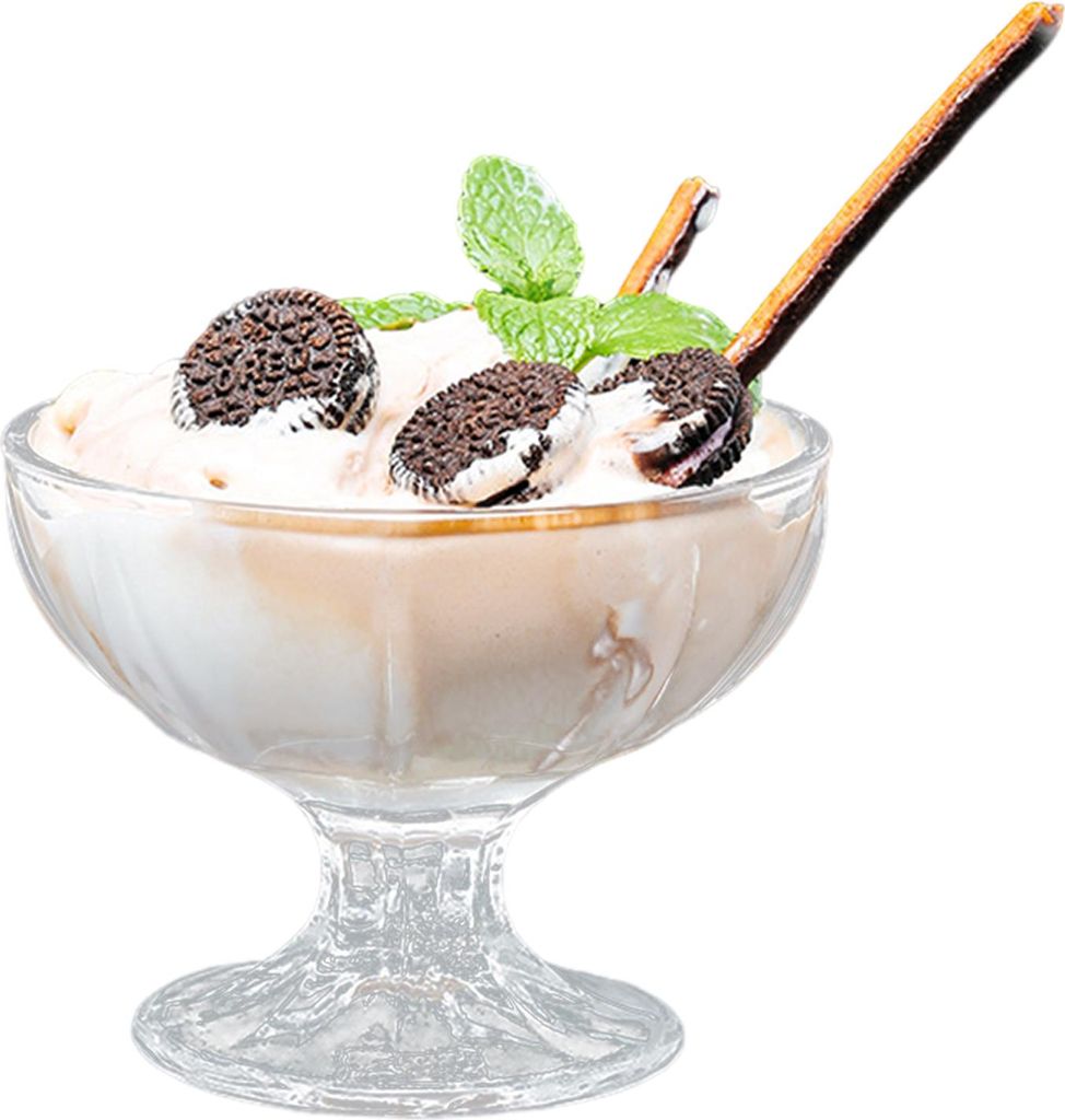 Sommer-Eisbecher, durchsichtige, dicke Dessertschalen für Eisbecher, Fruchtpudding, Milchshakes, wiederverwendbare Snacks, Gewürzbehälter für d...