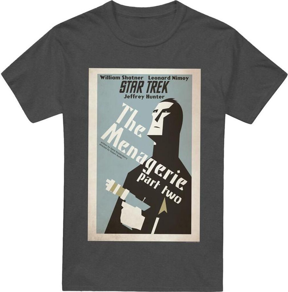 Star Trek - "The Original Series Episode 12" T-Shirt für Herren/Damen Uni TV17708 (L) (Holzkohle)