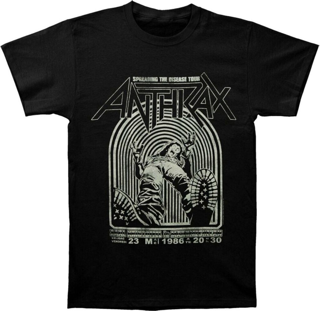 Anthrax - "Spreading The Disease" T-Shirt für Herren/Damen Uni RO6258 (XXL) (Schwarz)