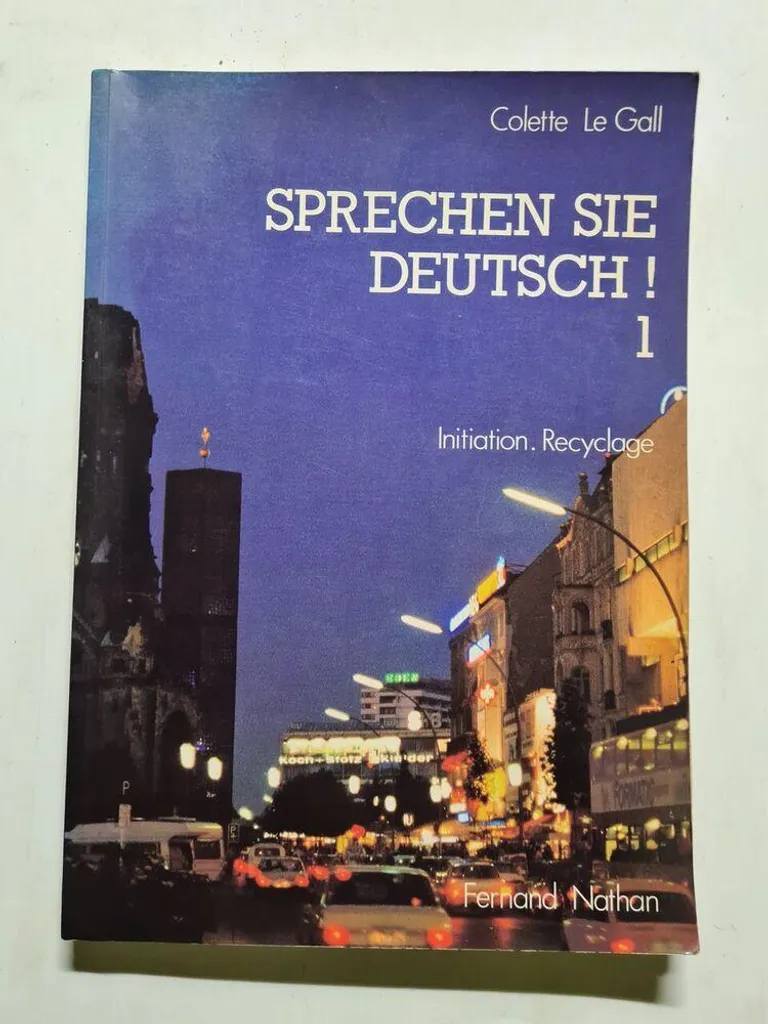Livre Allemand Niveau 1 Initiation et Recyclage Programme 1991