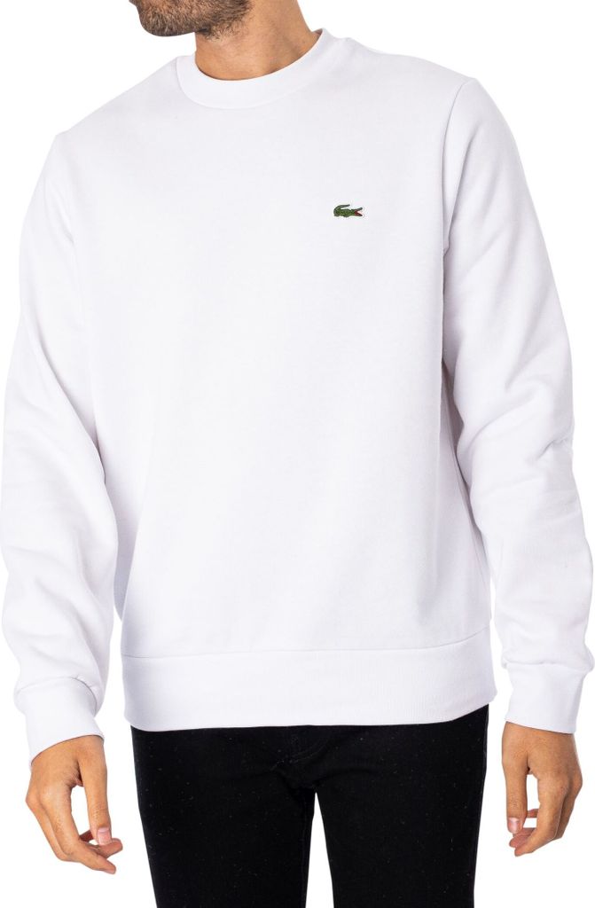 Lacoste Bio Baumwolle Fleece Crew Pullover Herren Produktbild 11